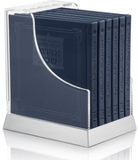 Schottenstein Ed Interlinear HC Faux Leather Zemiros in Lucite Case (6 vol) Navy